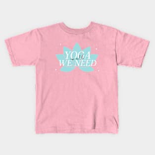 Yoga Lover Yoga Girl Kids T-Shirt